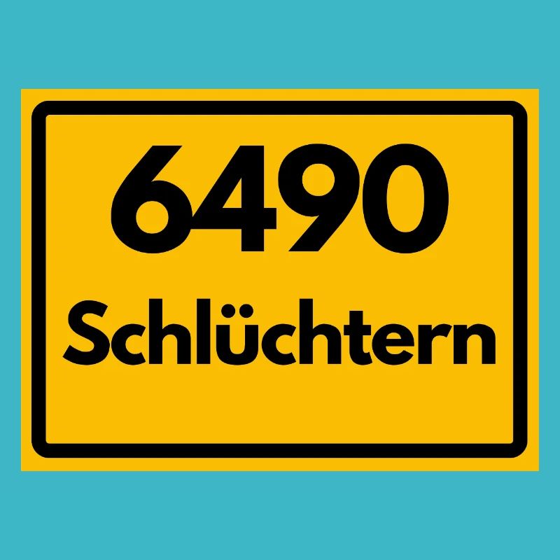 ALTE POSTLEITZAHL PLZ RETRO 6490 SCHLÜCHTERN