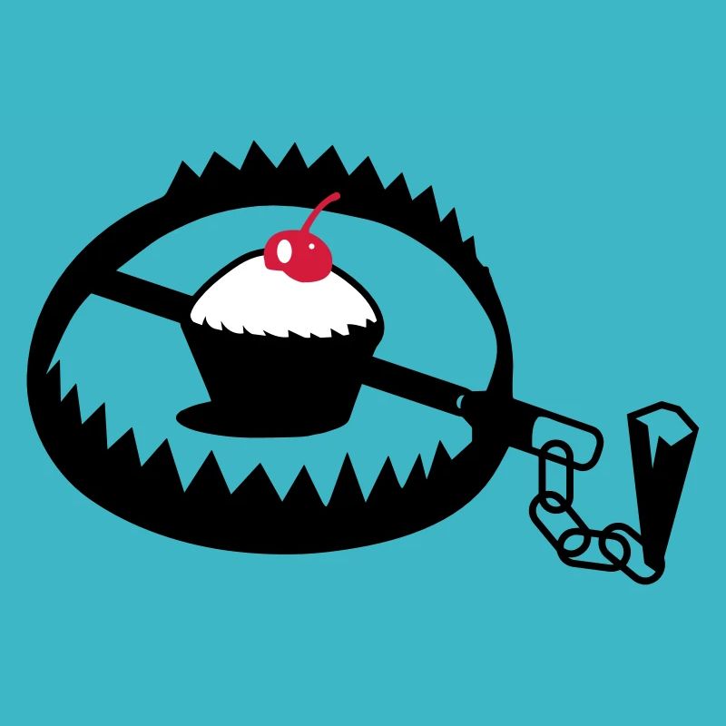 iron with cupcake