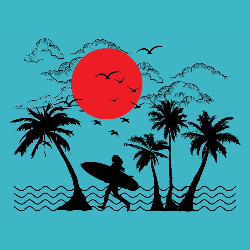 SUMMER surf beach