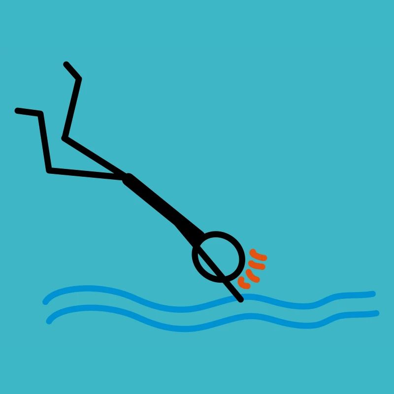 springen / schwimmen