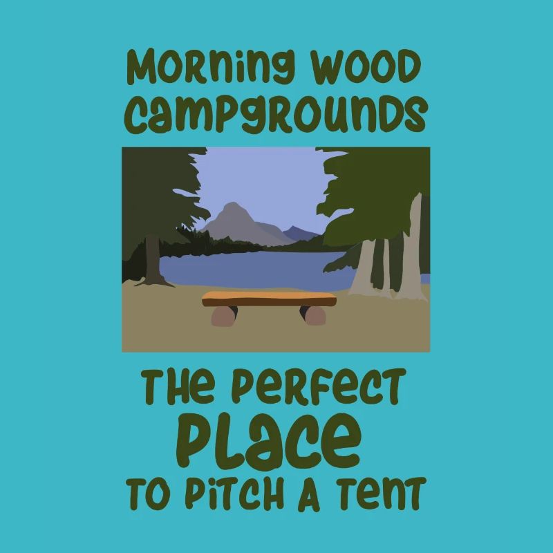 Camping slogan camping