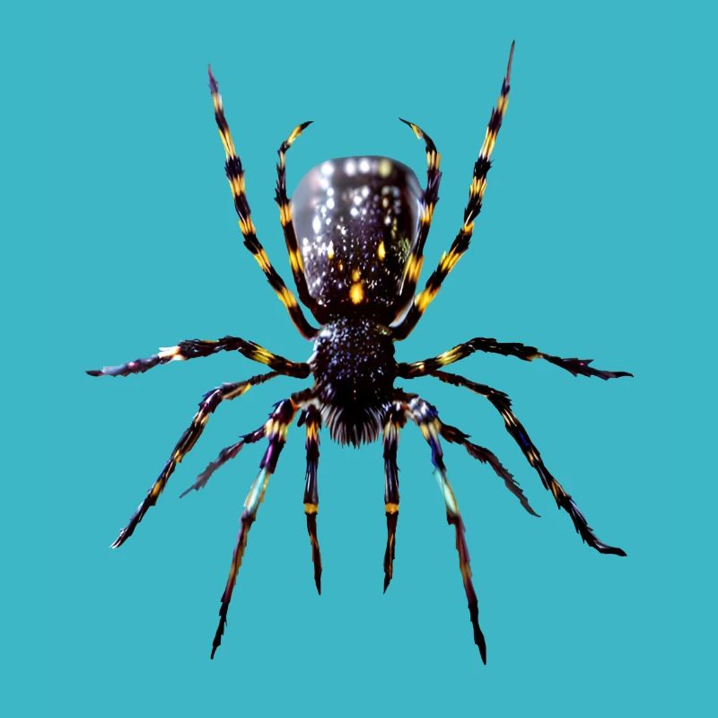 Tarentule Araignée Tarentule à genoux rouges