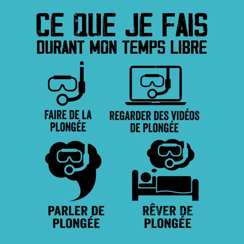 Ce Que Je Fais Durant Mon Temps Libre Plongée