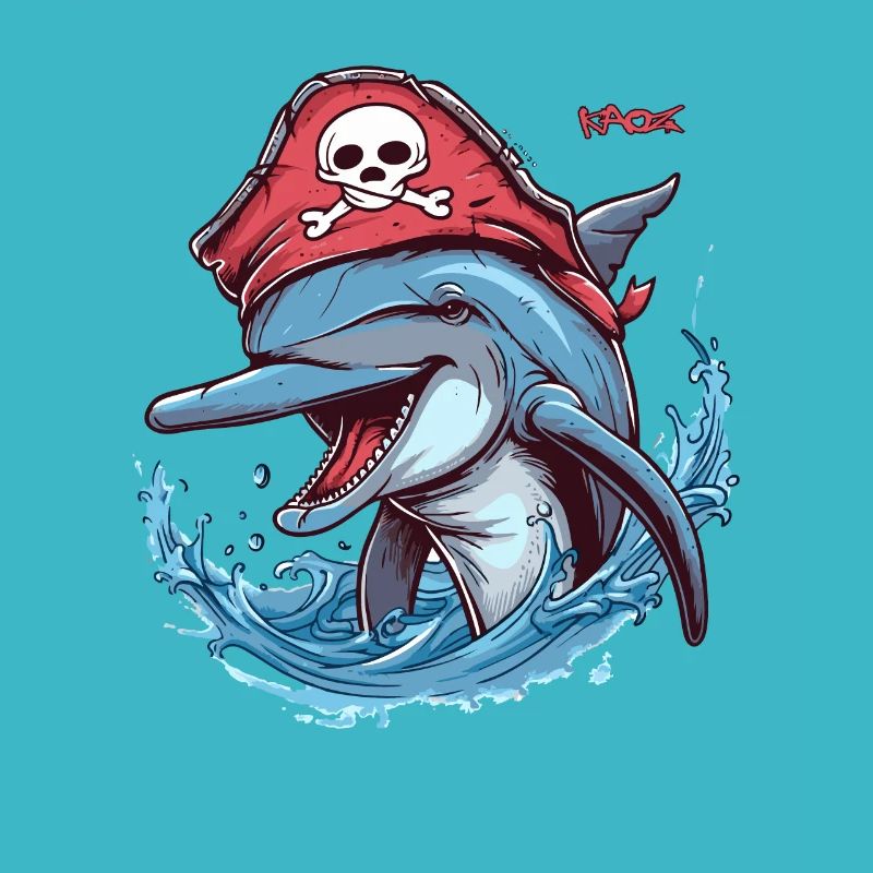 Silly Dolphin Pirate