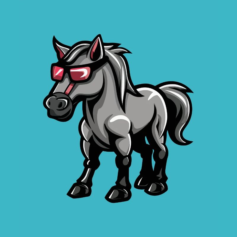 Cheval Bande Dessinée Cool