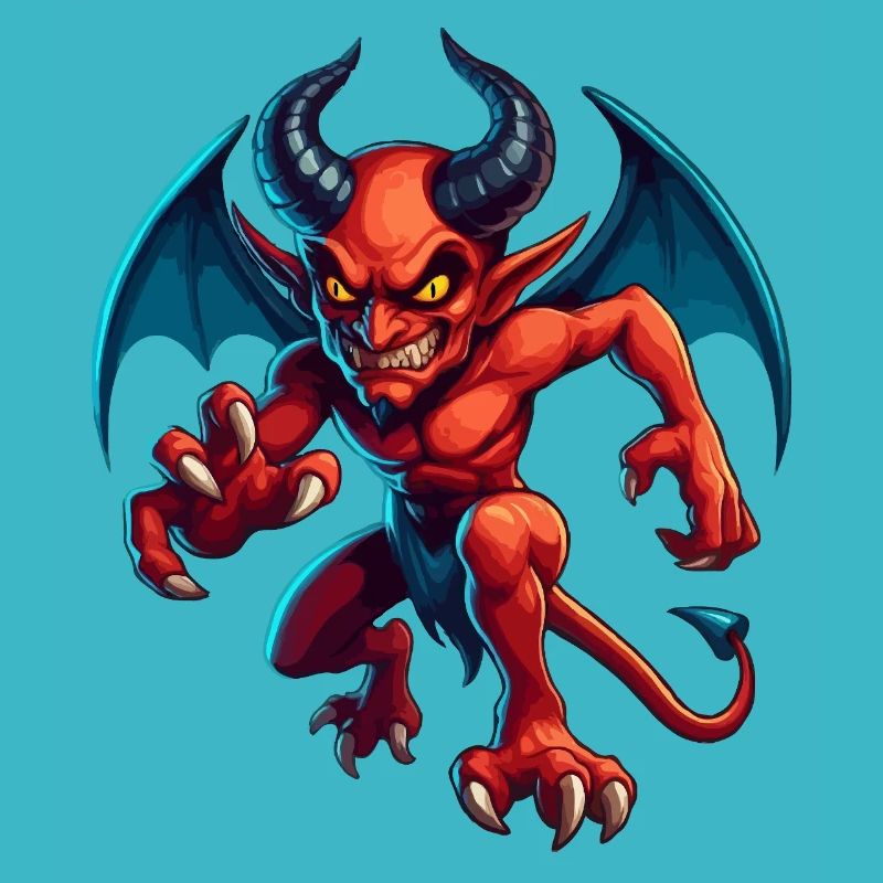 Satan rennt