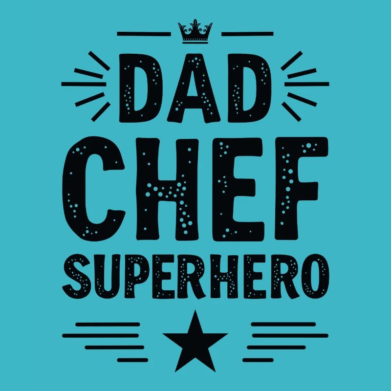 Dad Chef Superhero – Papa Koch Superheld
