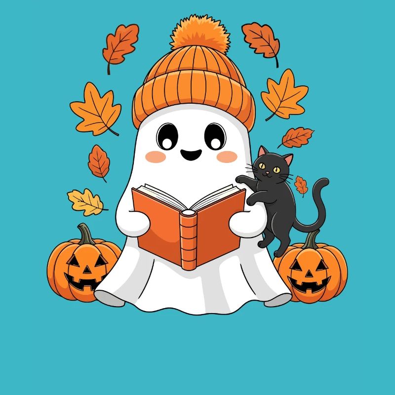 Herbstgeist Leseabend mit Katze