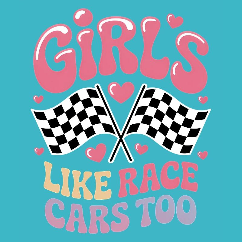Cadeau de voitures de course de filles