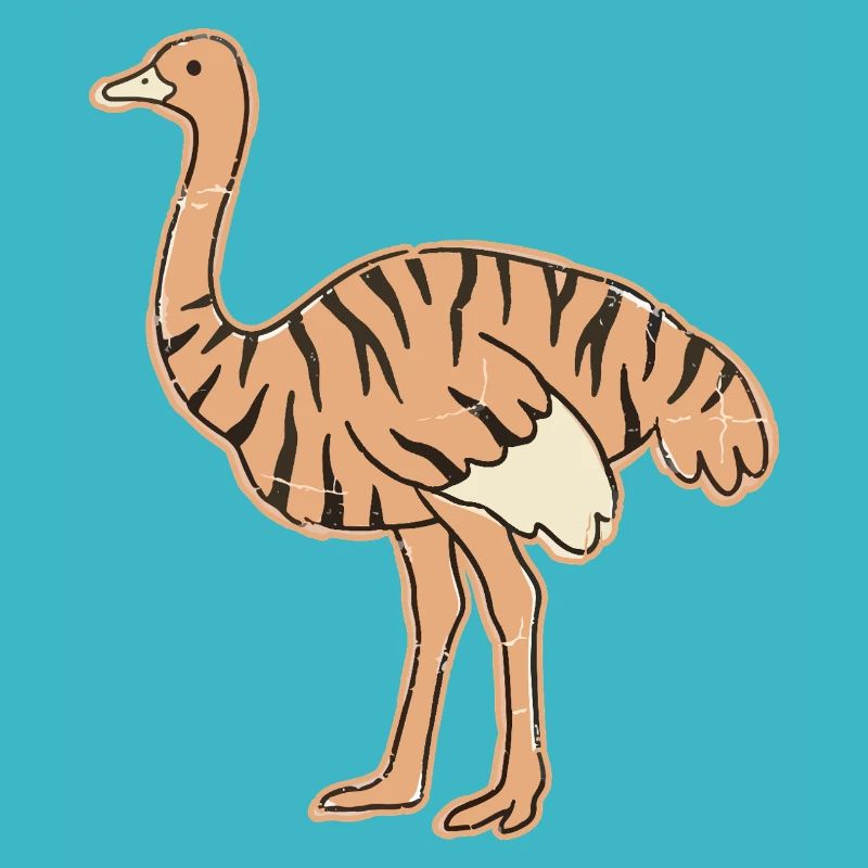 autriche range cartoon rayures Tigrée