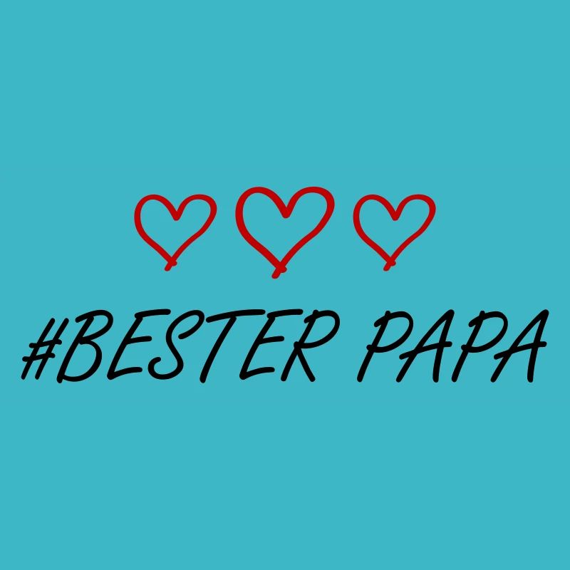 Bester Papa Herz Liebe