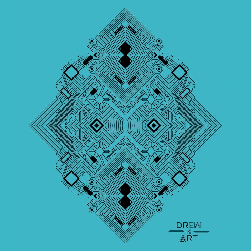 PRINTED CIRCUIT 1 black