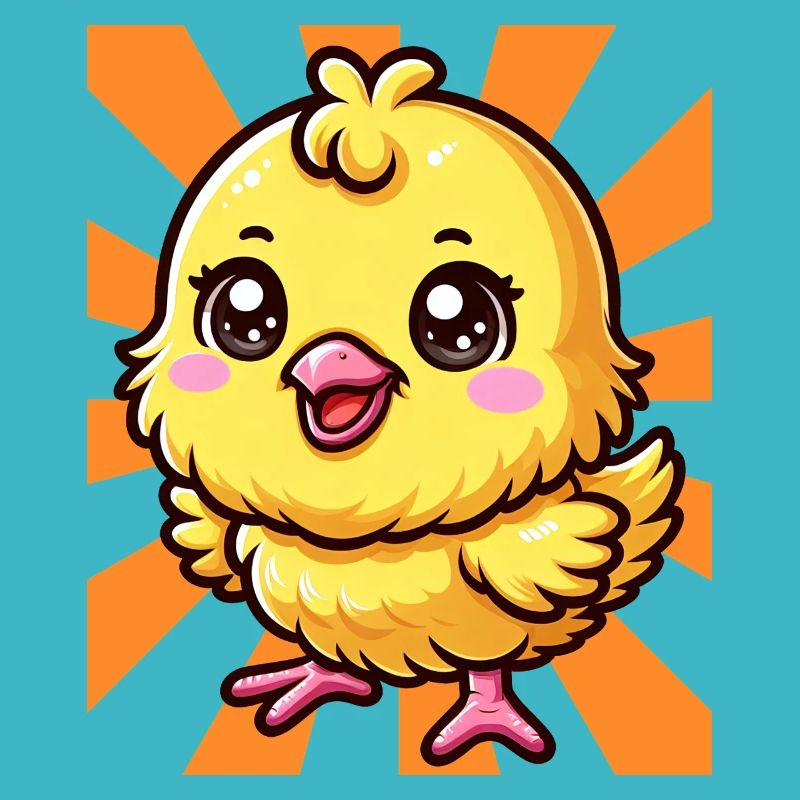 Chick Chicken Chickens Retro 80s 90s