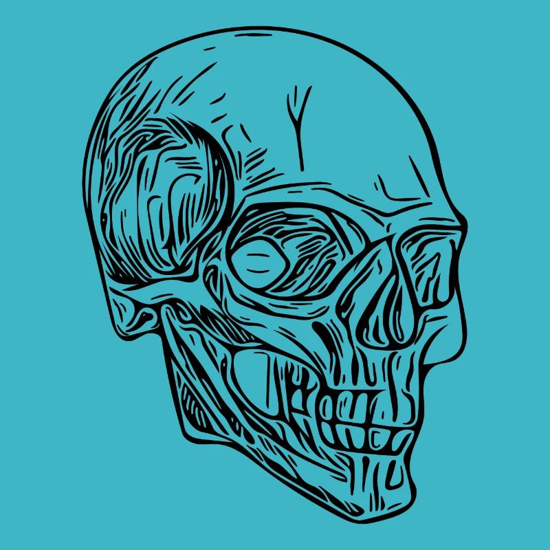 Skull Bone Halloween Skull