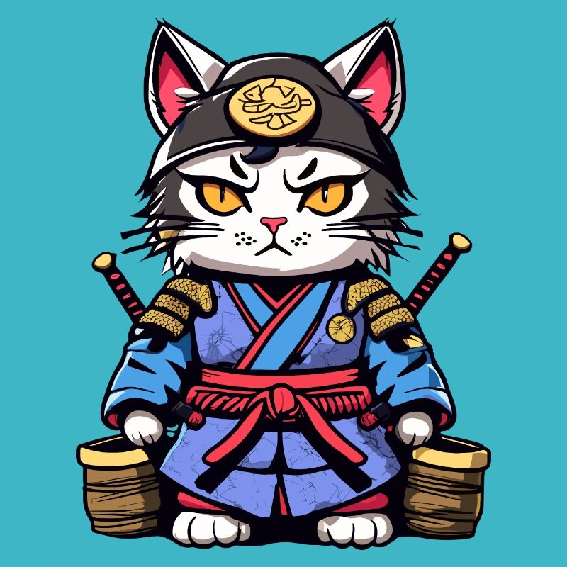Chat samouraï #23