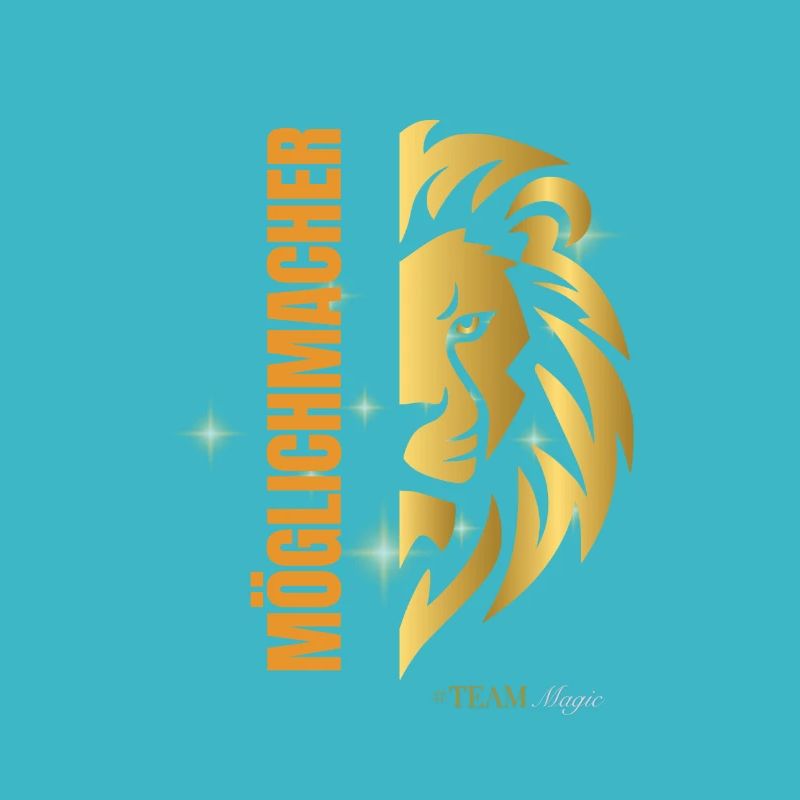 Goldenes Einhorn Team Magie