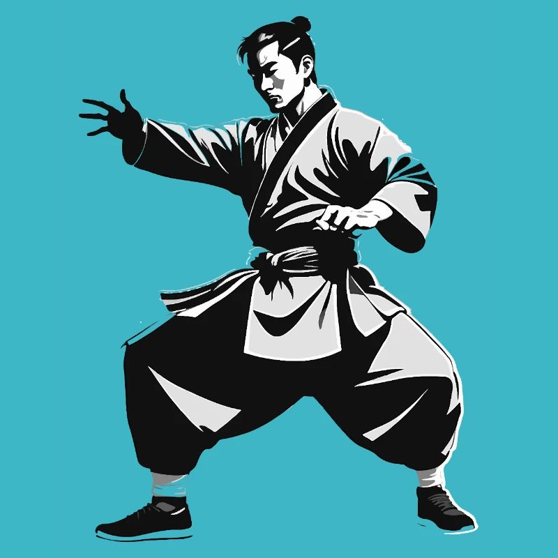 Shaolin Monk - Martial Arts Sticker