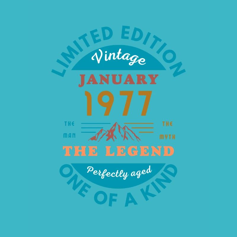 Januar 1977 Jubiläum Limitierte Auflage