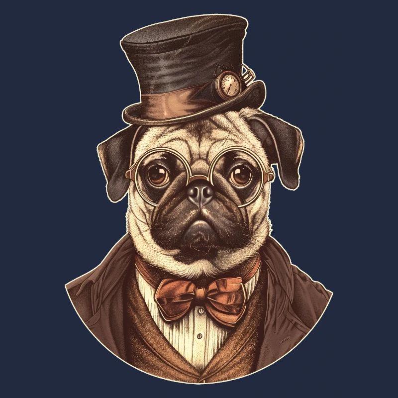 Steampunk Pug