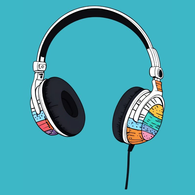 Kophörer Headset Comic Style