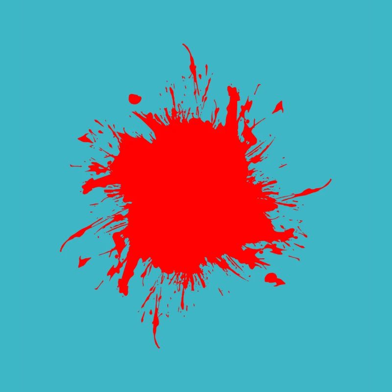 Stain paint splashed dirt red blood