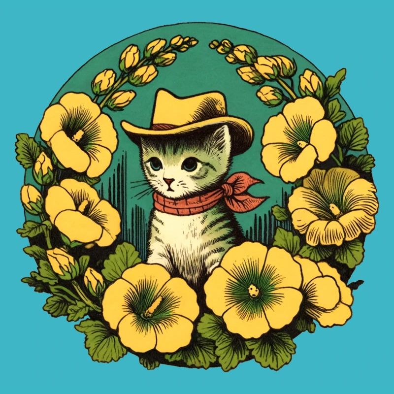Wild West Cowboy Cat