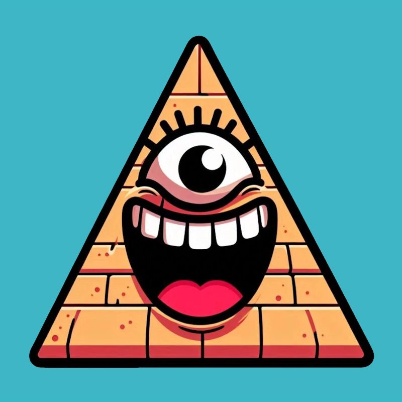 Terrakotta-Pyramidenauge