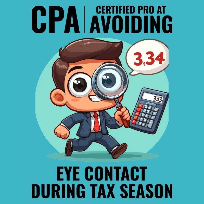 CPA: Number Ninja Dodging Augenkontakt Buchhalter