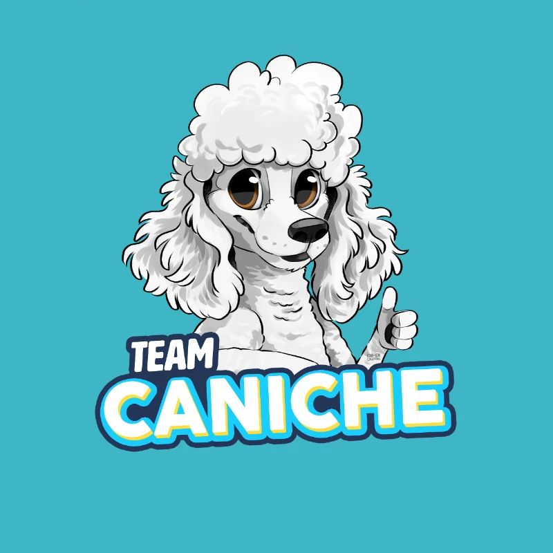 TEAM Caniche - Blanc