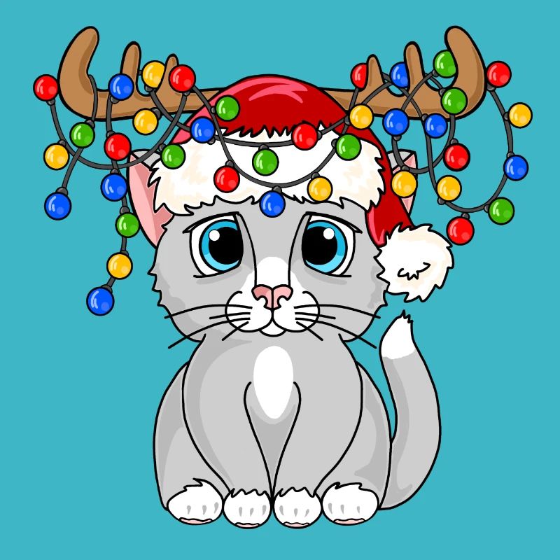 Christmas kitty