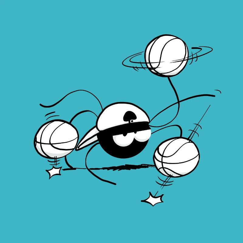 Beth l'araignée - le basket (version sans texte)