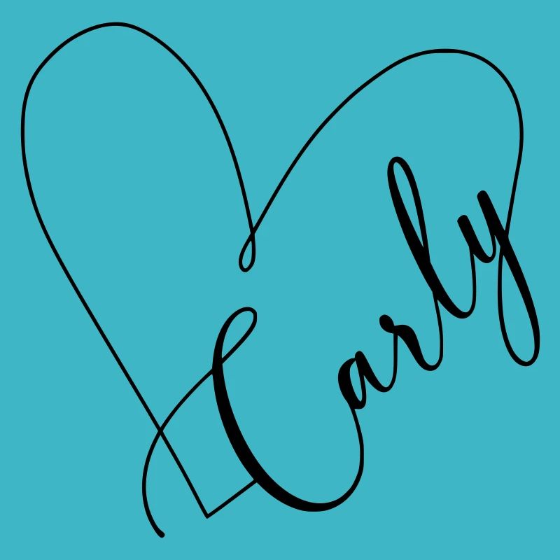 Carly Name Heart Line