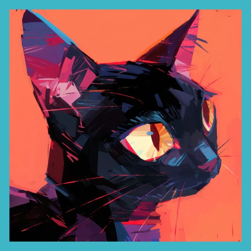 Chat, Motif De Chat
