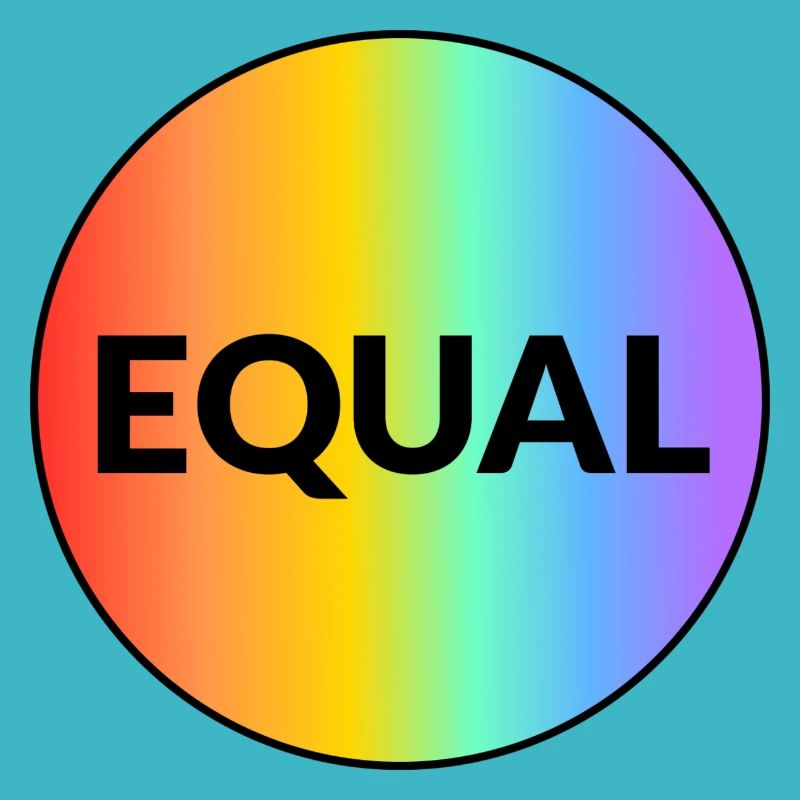 EQUAL - rainbow gay pride