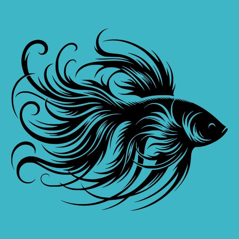 Prächtiger Kampffisch Gattung Labyrinthfisch
