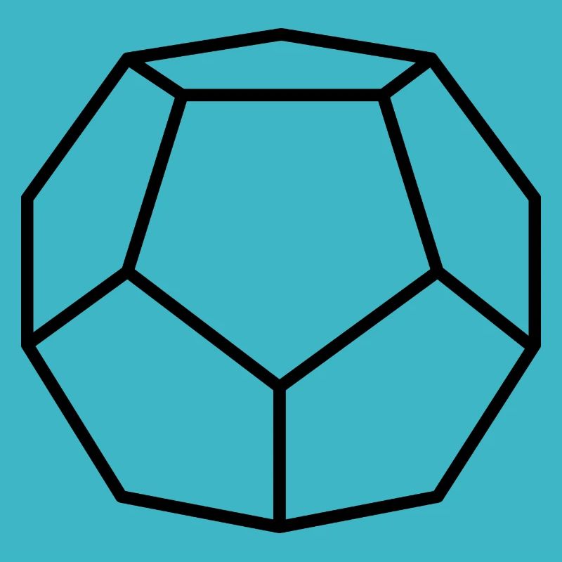 Dodécaèdre noir