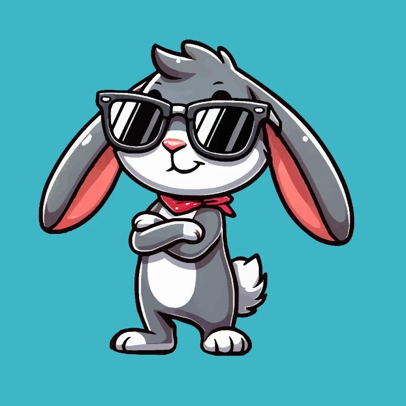 Bunny Comic Sunglasses