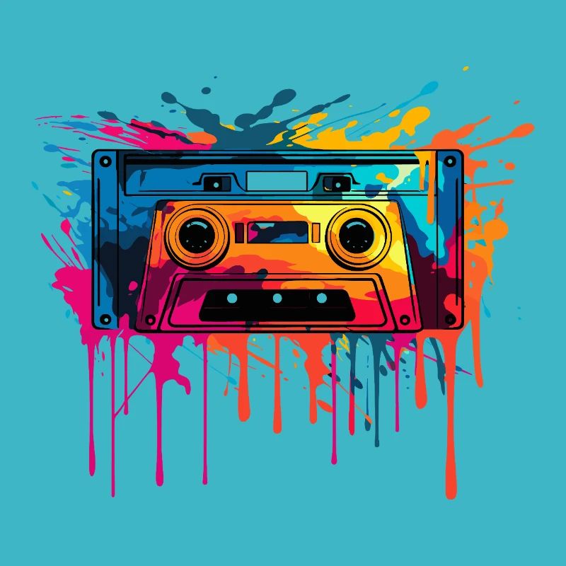 Cassette design rétro