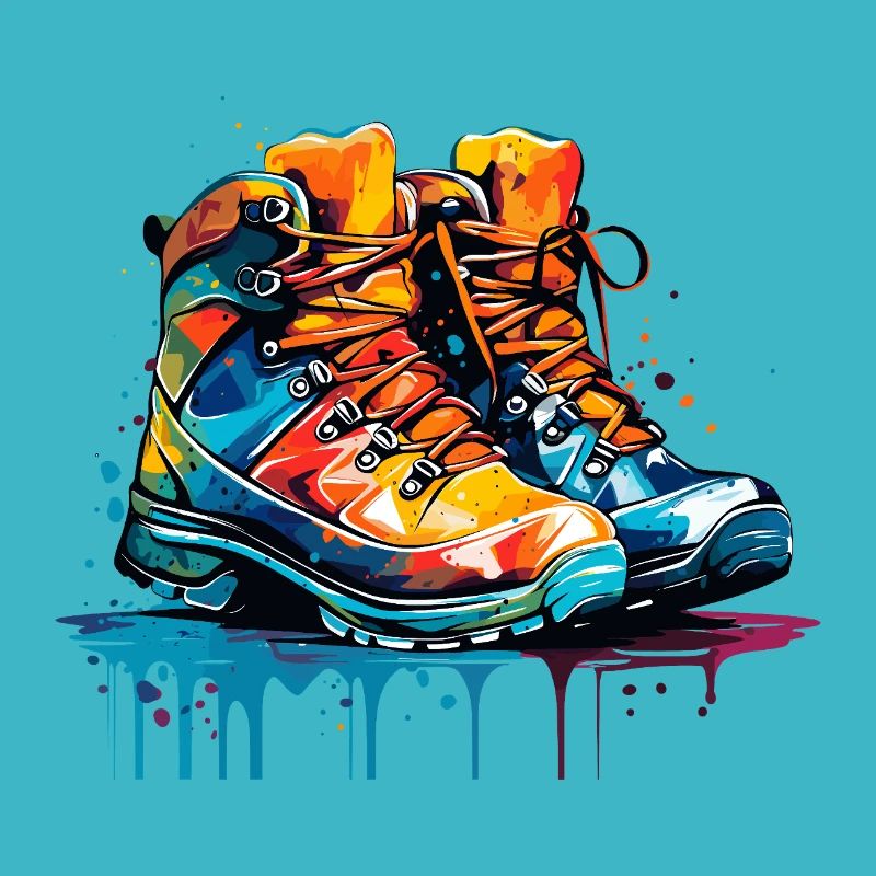 Chaussures colorées