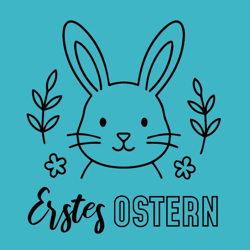 First Easter with Bunny Head