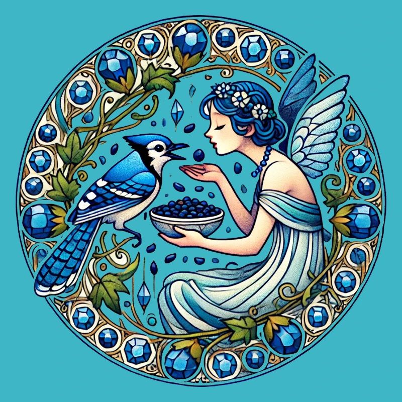 Fée geai bleu