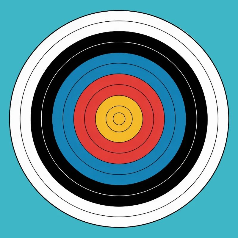 Target Archery Pop Art Graphic