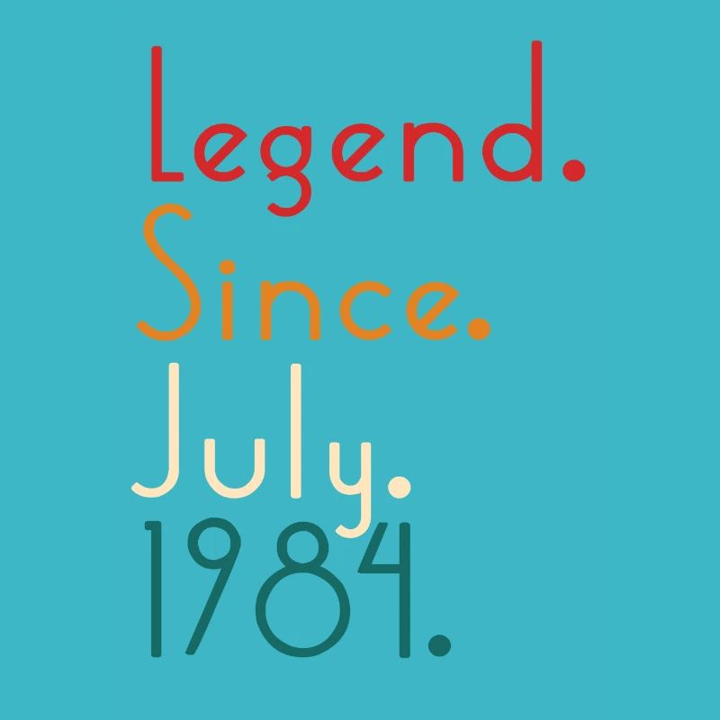 Legende seit Juli 1984