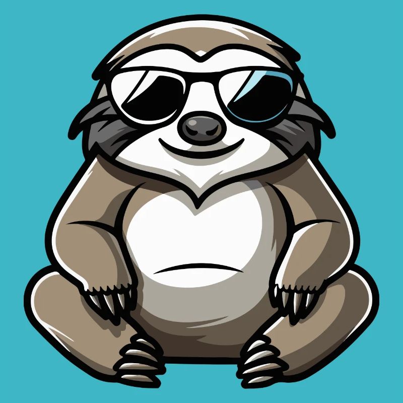 Sloth Comic Cool