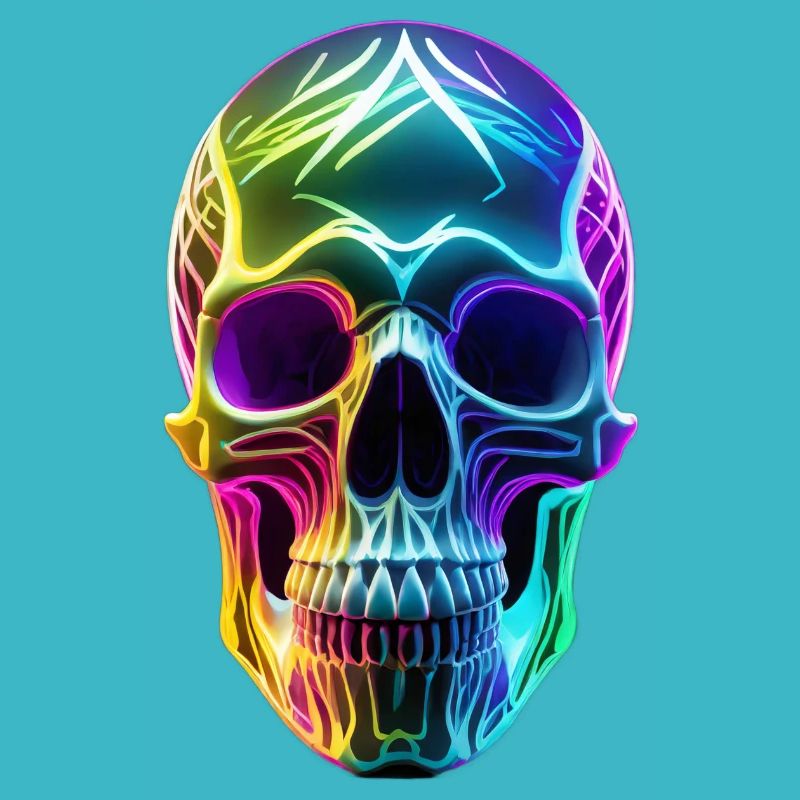 Neon Skull