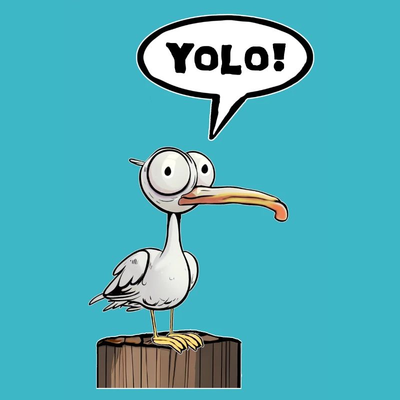 Seagull Speech Bubble Yolo