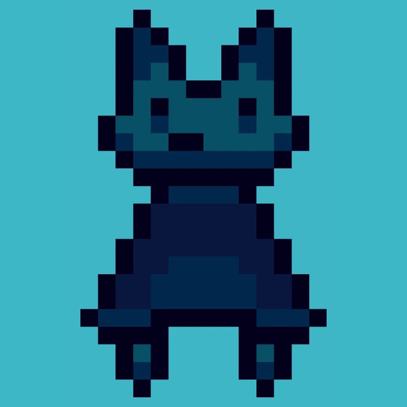 Pixel-Katze