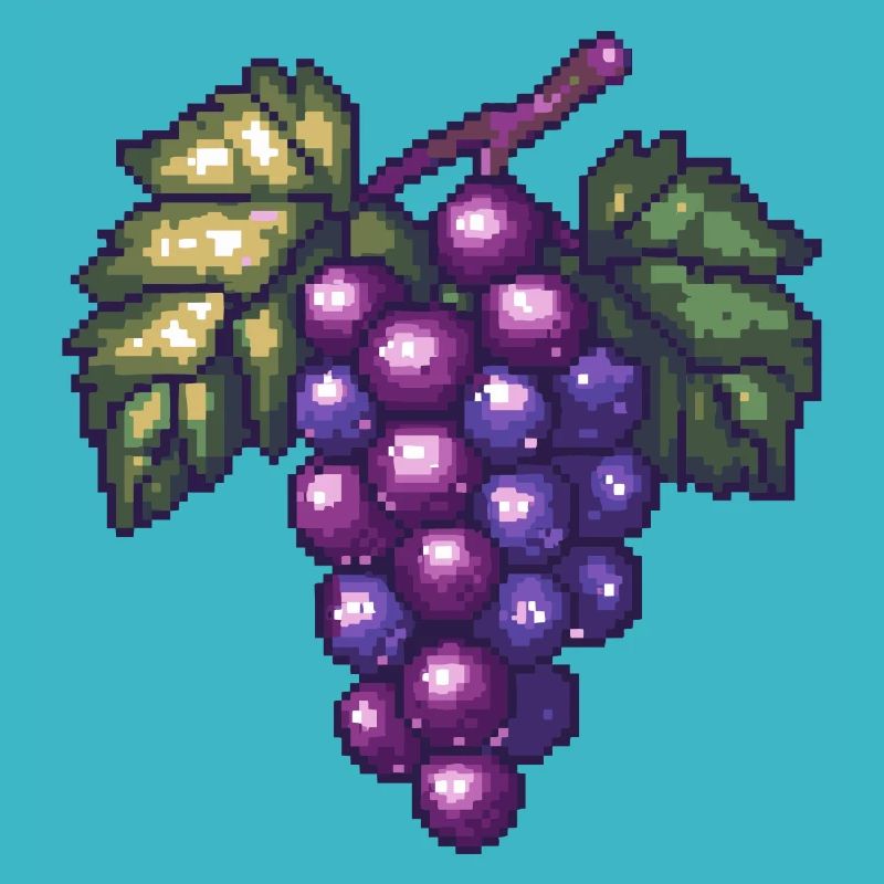 Pixels de raisins