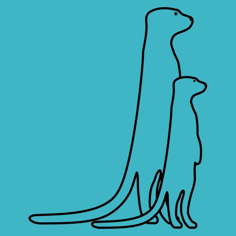suricate drôle mignon mignon mignon cadeau famille