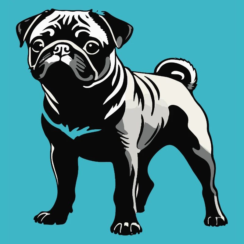 Mops Pug - Pet Dog Sticker